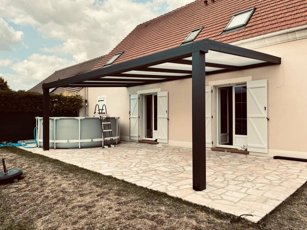 pergola grise