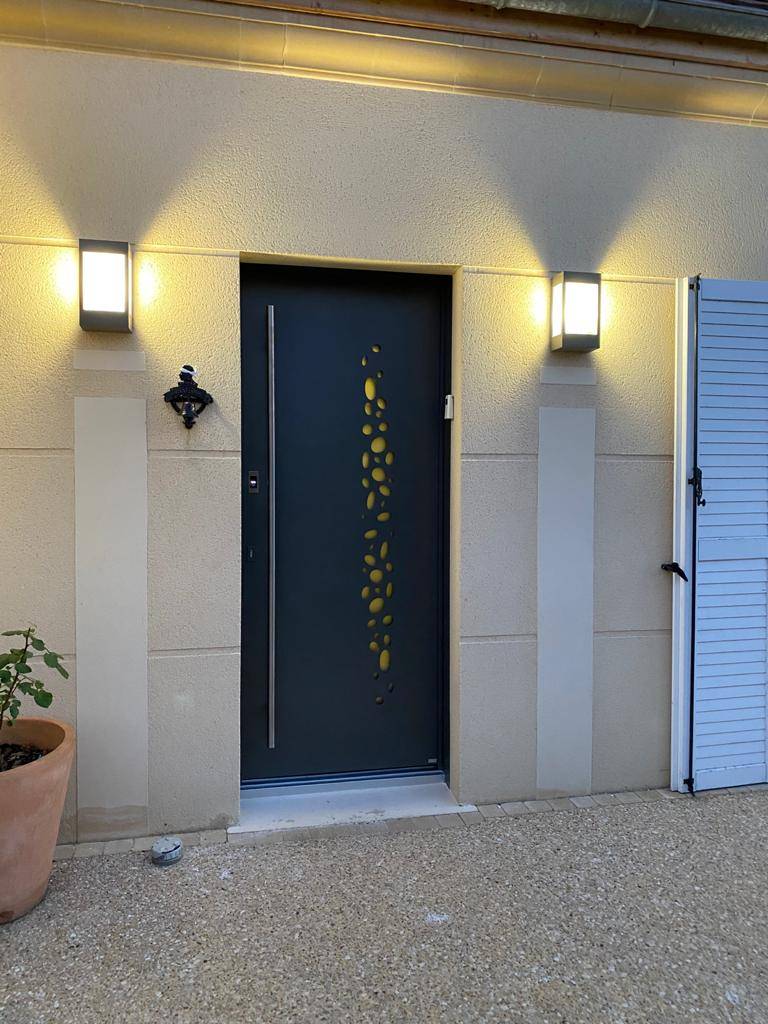 porte d'entrée aluminium