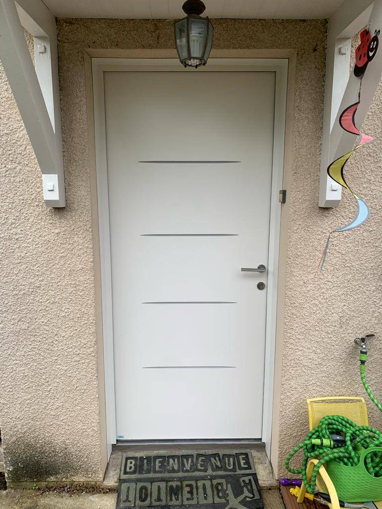 porte d'entree acier bl