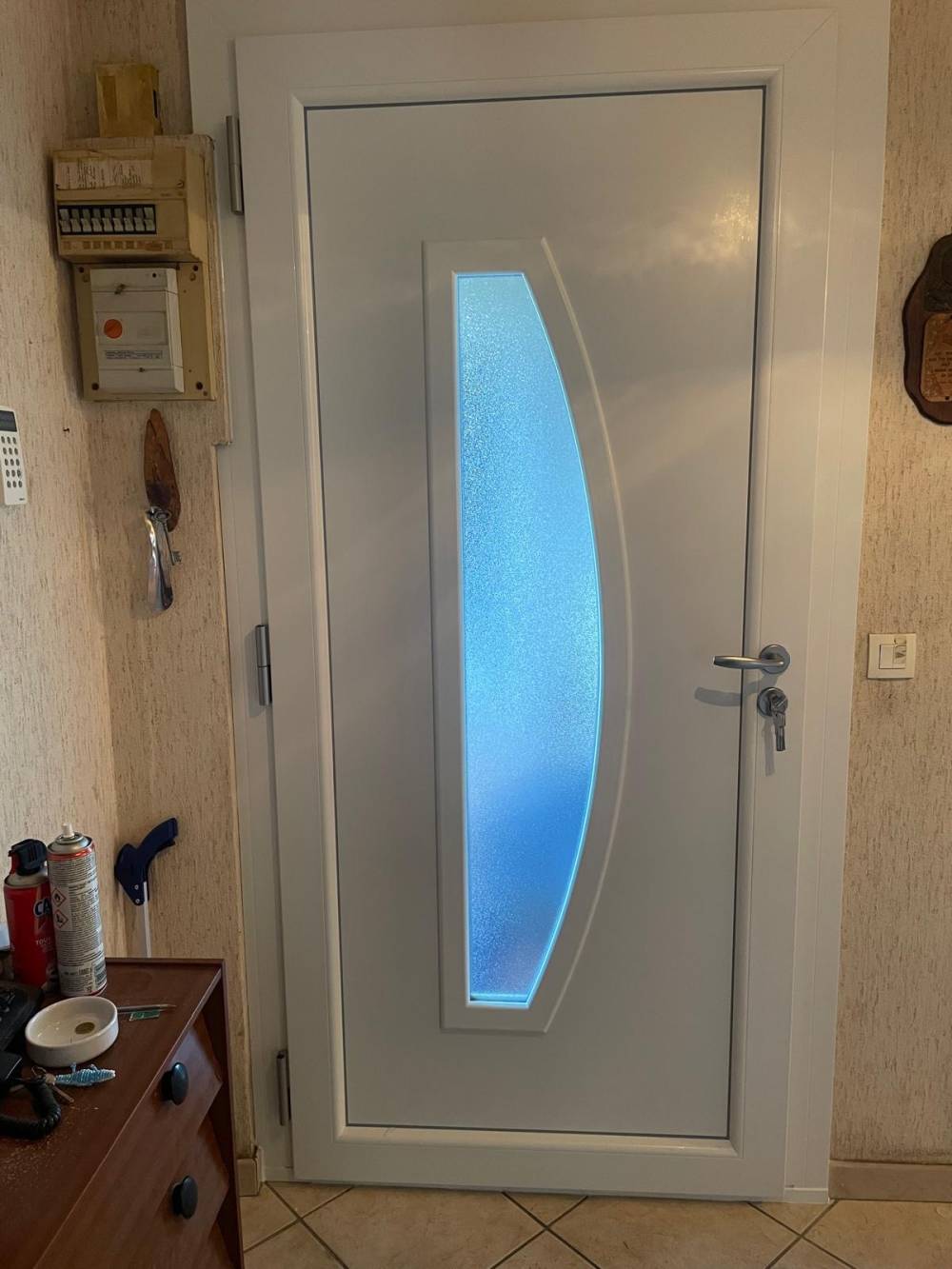 porte demi lune pvc interieur gisors